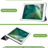 Чехол для iPad 5 2017, iPad 6 2018, 9,7 дюйма (черный)