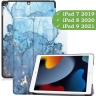 Чехол для iPad 10.2, Голубой мрамор