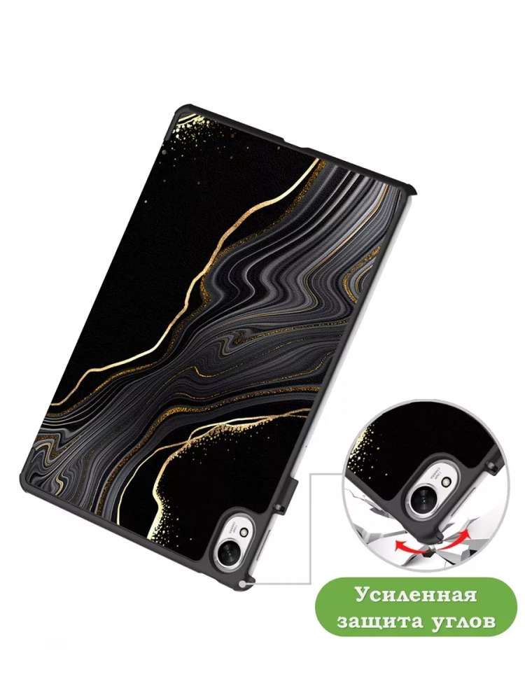 Чехол для Huawei MatePad 11.5"S (TGR-W09), Чёрный мрамор
