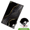 Чехол для Huawei MatePad 11.5"S (TGR-W09), Чёрный мрамор