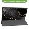 Чехол для iPad 10.2, Чёрный мрамор