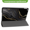Чехол для iPad 10.2, Чёрный мрамор