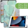 Чехол для iPad 10.2, Зеленый мрамор