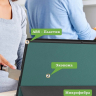 Чехол для Lenovo Tab K10 2nd 10.1/M10 4th/K10C TB311FU (т.зеленый)