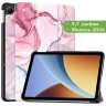 Чехол для REDMI Pad 2 9.7 / Poco Pad C1 (2026) (Розовый мрамор)