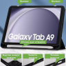 Чехол с прозрачной задней крышкой для Samsung Galaxy Tab A9 (Don't Touch), прозр. акрил