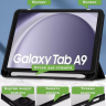 Чехол с прозрачной задней крышкой для Samsung Galaxy Tab A9 (Don't Touch), прозр. акрил