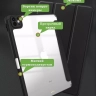 Чехол с прозрачной задней крышкой для iPad Pro 11 (5th gen), 2024 (черный), прозр. акрил